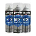 Jenolite Rust Converter Spray 500ml (3-Pack) Turn Rust to Ready to Paint Surfac