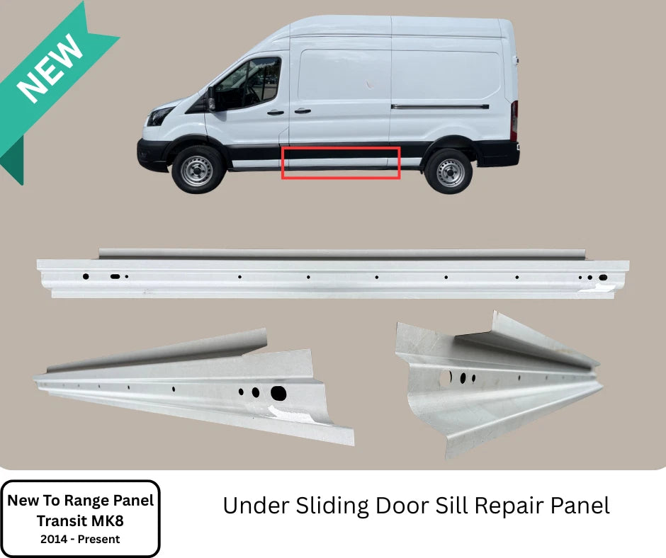 Under Sliding Door Outer Sill Repair Panel For Ford Transit MK8 2014 - 2025
